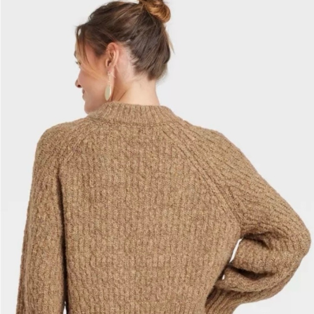 Target universal thread mock neck turtleneck swea… - image 2